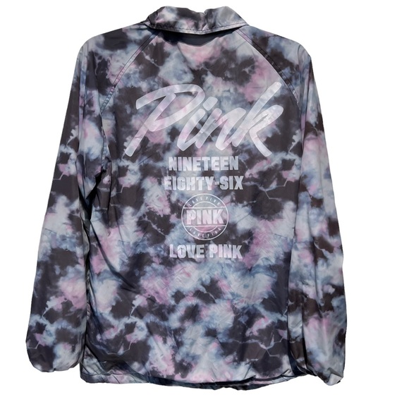 VS PINK Tie Dye Windbreaker Jacket - Picture 1 of 10